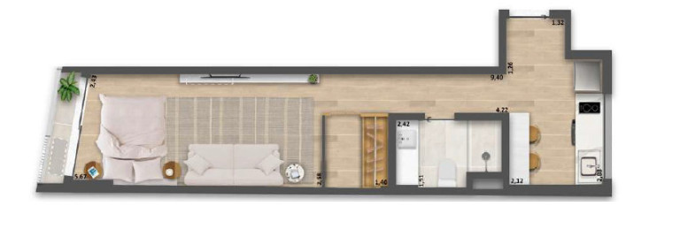 Imagem Imóvel com 1 Quarto à Venda, 58 m² em Copacabana - Rio De Janeiro