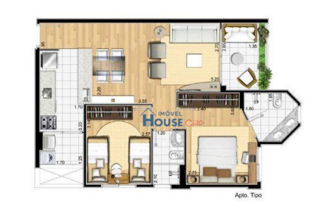 Imagem Apartamento com 2 Quartos à Venda, 61 m² em Vila Romana - São Paulo