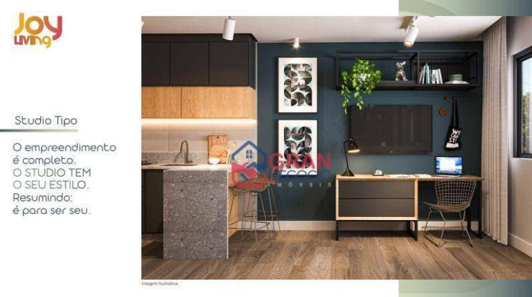 Imagem Studio com 1 Quarto à Venda, 21 m² em Centro - Curitiba Imagem Studio com 1 Quarto à Venda, 21 m² em Centro - Curitiba
