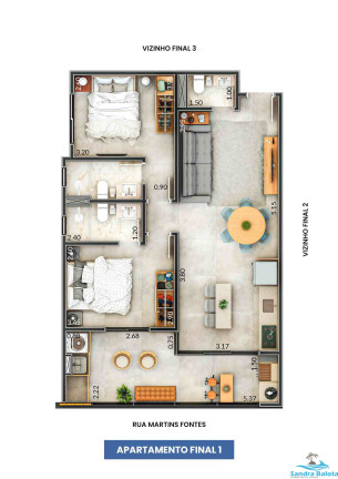 Imagem Apartamento com 2 Quartos à Venda, 73 m² em Itaguá - Ubatuba