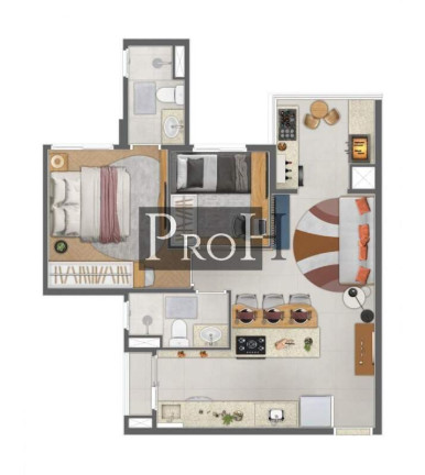 Imagem Apartamento com 2 Quartos à Venda, 55 m² em Campestre - Santo André