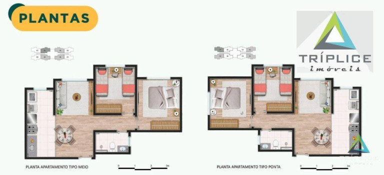 Imagem Apartamento com 2 Quartos à Venda, 45 m² em Santa Catarina - Juiz De Fora Imagem Apartamento com 2 Quartos à Venda, 45 m² em Santa Catarina - Juiz De Fora