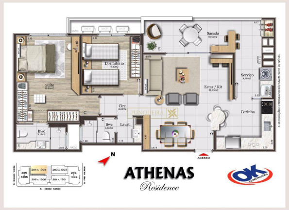 Imagem Apartamento com 2 Quartos à Venda, 89 m² em Campinas - São José Imagem Apartamento com 2 Quartos à Venda, 89 m² em Campinas - São José