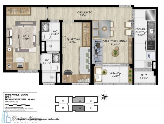 Imagem Apartamento com 3 Quartos à Venda, 74 m² em Luzia - Aracaju Imagem Apartamento com 3 Quartos à Venda, 74 m² em Luzia - Aracaju