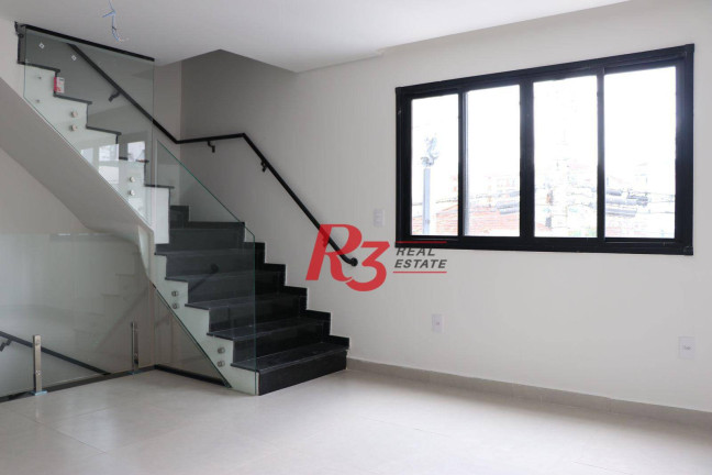 Imagem Casa com 2 Quartos à Venda, 90 m² em Campo Grande - Santos Imagem Casa com 2 Quartos à Venda, 90 m² em Campo Grande - Santos
