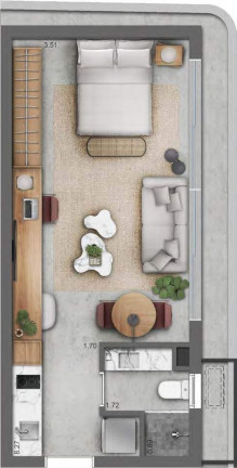 Imagem Apartamento com 1 Quarto à Venda, 42 m² em Azenha - Porto Alegre Imagem Apartamento com 1 Quarto à Venda, 42 m² em Azenha - Porto Alegre