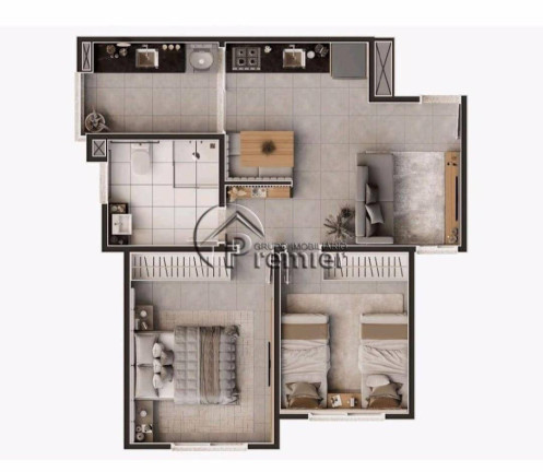 Imagem Apartamento com 2 Quartos à Venda, 52 m² em Parque Residencial Sabiás - Indaiatuba Imagem Apartamento com 2 Quartos à Venda, 52 m² em Parque Residencial Sabiás - Indaiatuba