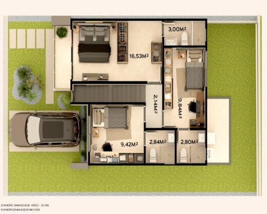 Imagem Casa com 4 Quartos à Venda, 123 m² em Alphaville (abrantes) - Camaçari Imagem Casa com 4 Quartos à Venda, 123 m² em Alphaville (abrantes) - Camaçari