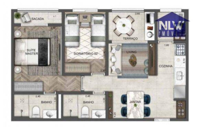 Imagem Apartamento com 2 Quartos à Venda, 62 m² em Instituto De Previdência - São Paulo Imagem Apartamento com 2 Quartos à Venda, 62 m² em Instituto De Previdência - São Paulo