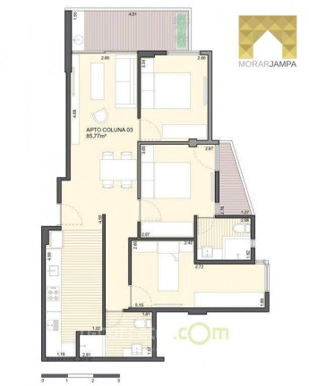 Imagem Apartamento com 2 Quartos à Venda, 62 m² em Intermares - Cabedelo Imagem Apartamento com 2 Quartos à Venda, 62 m² em Intermares - Cabedelo
