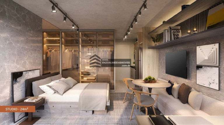 Imagem Apartamento com 1 Quarto à Venda, 25 m² em Campo Belo - São Paulo Imagem Apartamento com 1 Quarto à Venda, 25 m² em Campo Belo - São Paulo