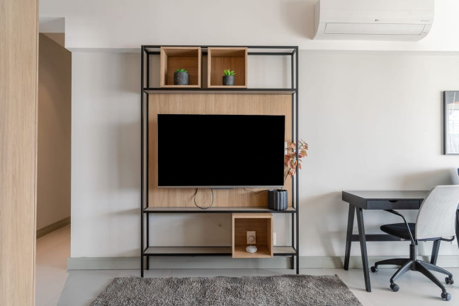Imagem Apartamento com 1 Quarto para Alugar, 48 m² em Campo Belo - São Paulo Imagem Apartamento com 1 Quarto para Alugar, 48 m² em Campo Belo - São Paulo