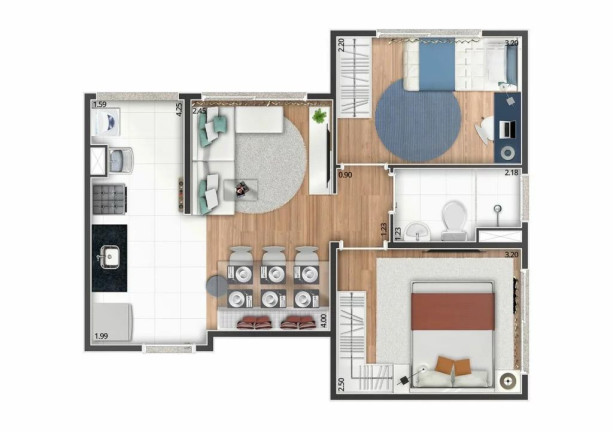 Imagem Apartamento com 2 Quartos à Venda, 42 m² em Vila Nova Cintra - Mogi Das Cruzes Imagem Apartamento com 2 Quartos à Venda, 42 m² em Vila Nova Cintra - Mogi Das Cruzes