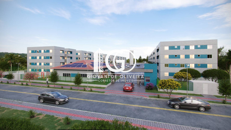 Apartamento com 2 Quartos à Venda, 45 m² em Ana Maria - Criciúma