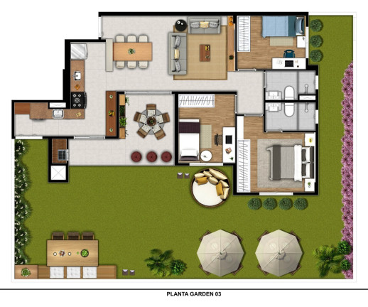 Imagem Imóvel com 3 Quartos à Venda, 76 m² em Unimart - Campinas Imagem Imóvel com 3 Quartos à Venda, 76 m² em Unimart - Campinas