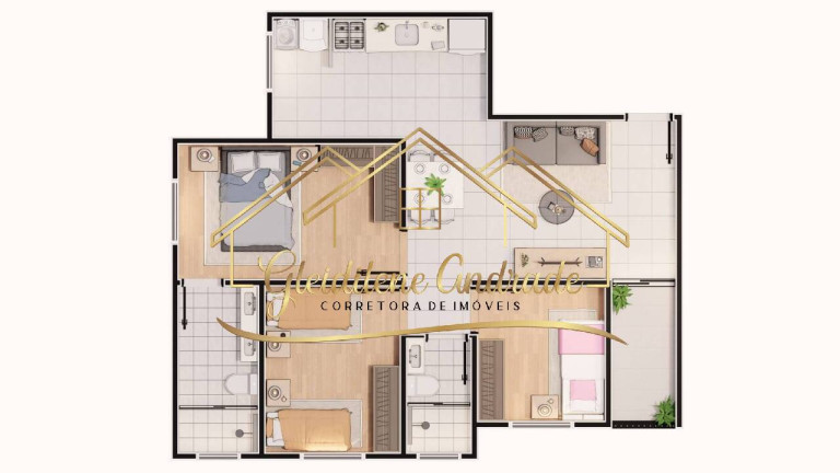Imagem Apartamento com 2 Quartos à Venda, em Sorocaba Imagem Apartamento com 2 Quartos à Venda, em Sorocaba