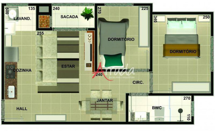 Imagem Apartamento com 2 Quartos à Venda, 56 m² em Brasmadeira - Cascavel Imagem Apartamento com 2 Quartos à Venda, 56 m² em Brasmadeira - Cascavel