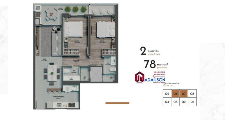 Imagem Imóvel com 2 Quartos à Venda, 86 m²