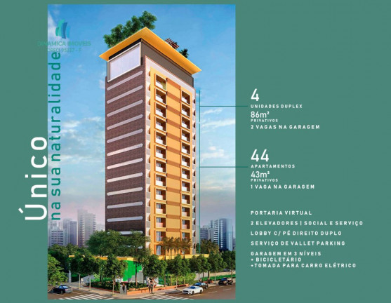 Studio com 1 Quarto à Venda, 43 m² em Cambuí - Campinas