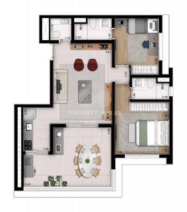 Imagem Apartamento com 2 Quartos à Venda, 84 m² em Vila Mariana - São Paulo