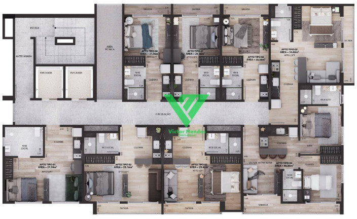 Imagem Apartamento com 1 Quarto à Venda, 29 m² em Tambauzinho - João Pessoa
