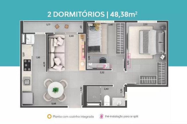 Imagem Apartamento à Venda, em Ribeirão Do Lipa - Cuiabá Imagem Apartamento à Venda, em Ribeirão Do Lipa - Cuiabá