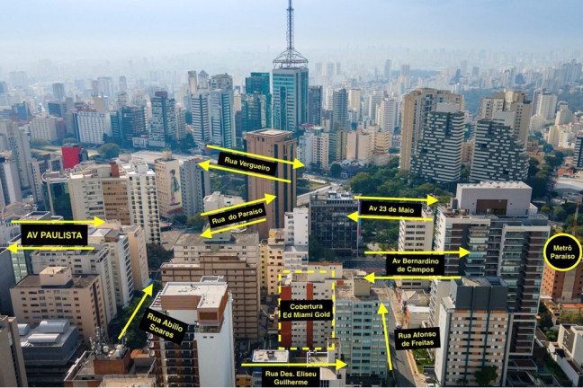 Imagem Cobertura com 1 Quarto à Venda, 103 m² em Paraíso - São Paulo Imagem Cobertura com 1 Quarto à Venda, 103 m² em Paraíso - São Paulo