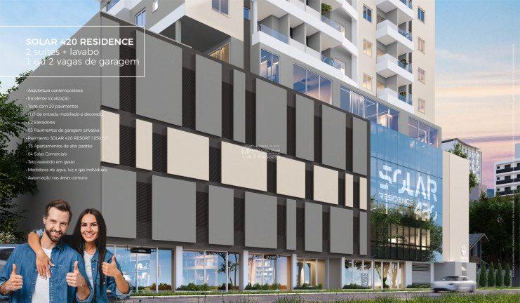 Imagem Apartamento com 2 Quartos à Venda, 59 m² em Morretes - Itapema