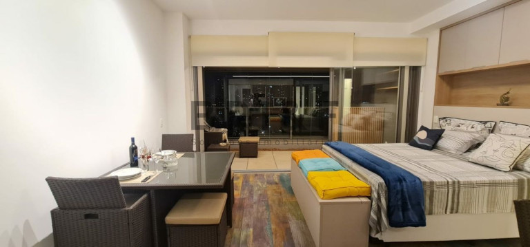 Imagem Apartamento com 1 Quarto para Alugar, 40 m² em Brooklin - São Paulo Imagem Apartamento com 1 Quarto para Alugar, 40 m² em Brooklin - São Paulo