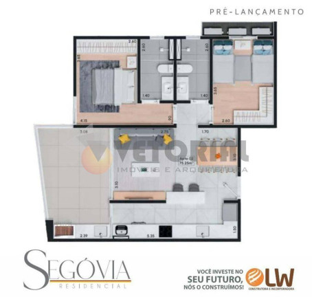 Imagem Apartamento com 2 Quartos à Venda, 72 m² Imagem Apartamento com 2 Quartos à Venda, 72 m²