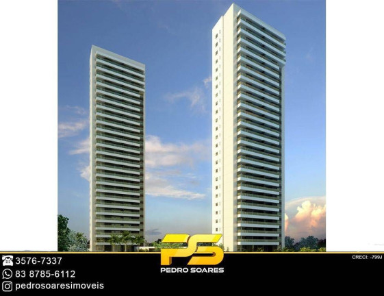 Imagem Apartamento com 1 Quarto à Venda, 178 m² em Altiplano Cabo Branco - João Pessoa