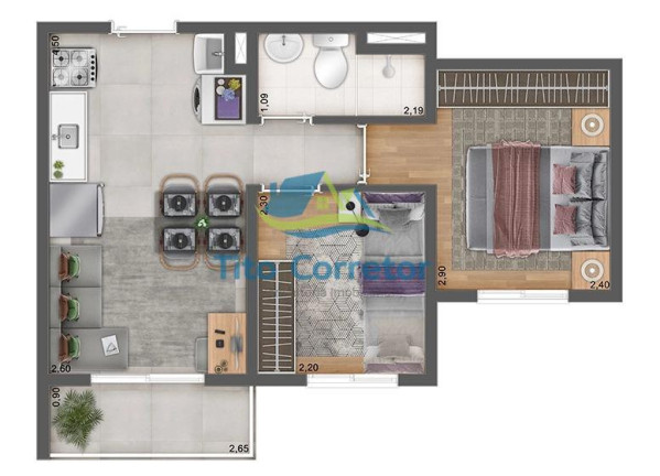 Imagem Apartamento com 2 Quartos à Venda, 35 m² em Guaiaúna - São Paulo Imagem Apartamento com 2 Quartos à Venda, 35 m² em Guaiaúna - São Paulo