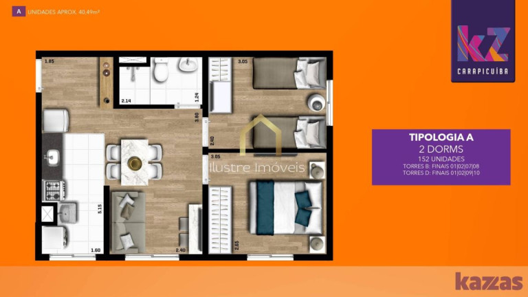 Imagem Apartamento com 2 Quartos à Venda, 40 m² em Vila Da Oportunidade - Carapicuíba Imagem Apartamento com 2 Quartos à Venda, 40 m² em Vila Da Oportunidade - Carapicuíba