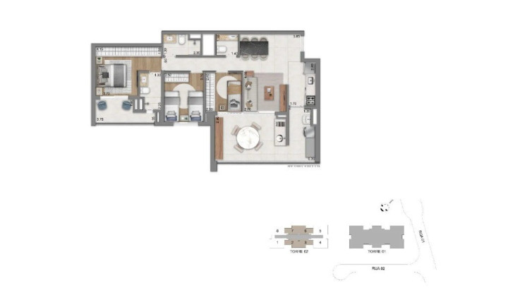 Imagem Imóvel com 2 Quartos à Venda, 94 m² em Brooklin - São Paulo Imagem Imóvel com 2 Quartos à Venda, 94 m² em Brooklin - São Paulo