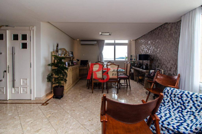 Imagem Apartamento com 3 Quartos à Venda, 190 m² em José Menino - Santos