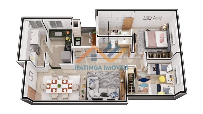 Imagem Apartamento com 2 Quartos à Venda, 68 m² em Veneza - Ipatinga Imagem Apartamento com 2 Quartos à Venda, 68 m² em Veneza - Ipatinga