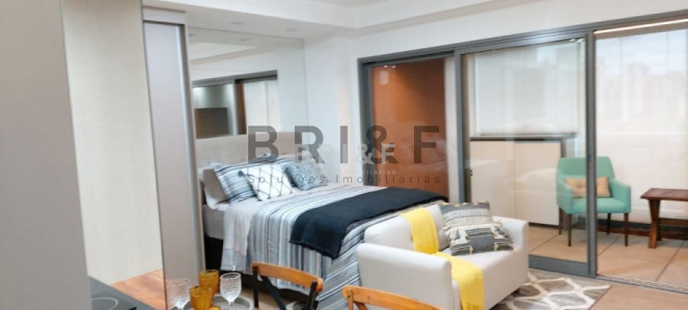 Imagem Apartamento com 1 Quarto para Alugar, 45 m² em Brooklin - São Paulo Imagem Apartamento com 1 Quarto para Alugar, 45 m² em Brooklin - São Paulo