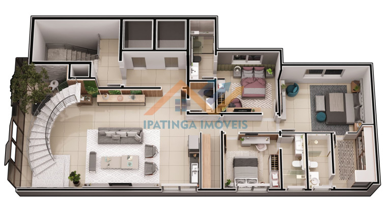 Imagem Cobertura com 3 Quartos à Venda, 300 m² em Cidade Nobre - Ipatinga Imagem Cobertura com 3 Quartos à Venda, 300 m² em Cidade Nobre - Ipatinga