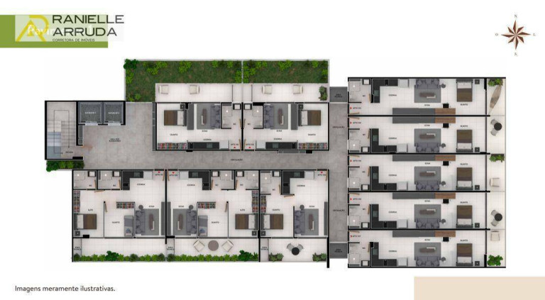 Imagem Apartamento com 2 Quartos à Venda, 60 m² em Bessa - João Pessoa Imagem Apartamento com 2 Quartos à Venda, 60 m² em Bessa - João Pessoa