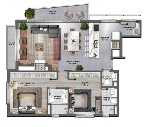Imagem Apartamento com 2 Quartos à Venda, 134 m² em Mont Serrat - Porto Alegre