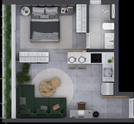 Imagem Imóvel com 1 Quarto à Venda, 53 m² em Itaim Bibi - São Paulo Imagem Imóvel com 1 Quarto à Venda, 53 m² em Itaim Bibi - São Paulo