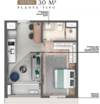 Imagem Apartamento com 1 Quarto à Venda, 30 m² em Campo Belo - São Paulo Imagem Apartamento com 1 Quarto à Venda, 30 m² em Campo Belo - São Paulo