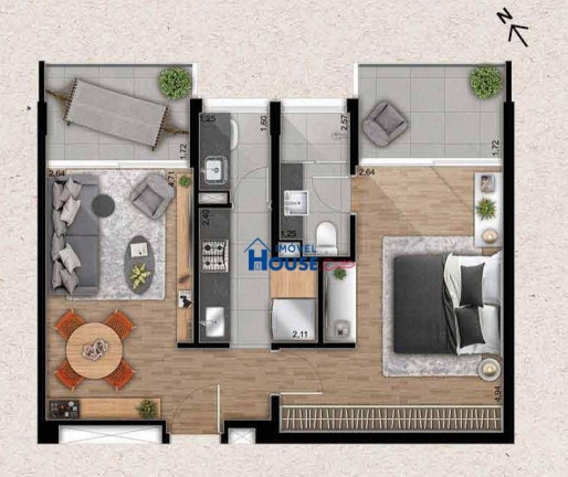 Imagem Apartamento com 1 Quarto à Venda, 54 m² em Perdizes - São Paulo Imagem Apartamento com 1 Quarto à Venda, 54 m² em Perdizes - São Paulo