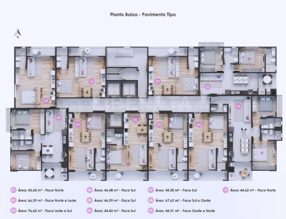 Imagem Apartamento com 1 Quarto à Venda, 44 m² em Centro - Navegantes