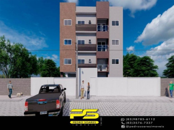 Apartamento com 2 Quartos à Venda, 50 m² em João Paulo Ii - João Pessoa