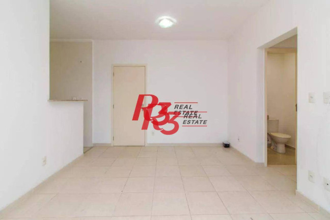 Imagem Apartamento com 1 Quarto para Alugar, 51 m² em José Menino - Santos