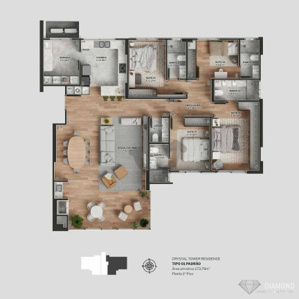 Imagem Apartamento com 4 Quartos à Venda, 209 m² em Centro - Balneário Camboriú Imagem Apartamento com 4 Quartos à Venda, 209 m² em Centro - Balneário Camboriú