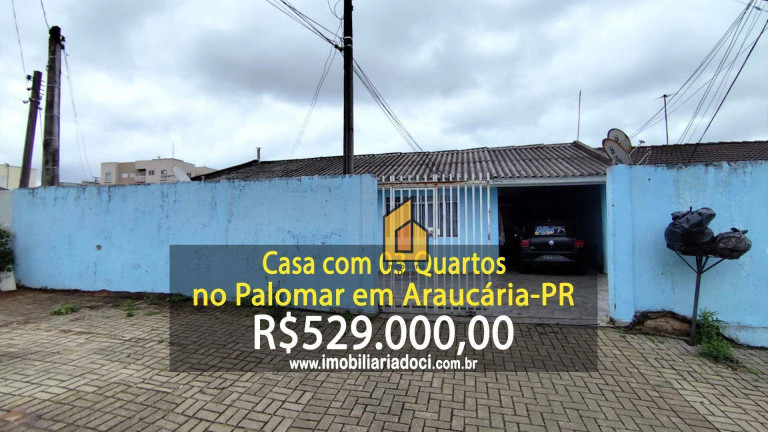 Casa com 3 Quartos à Venda, 142 m² em Fazenda Velha - Araucária