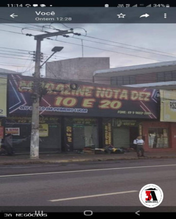 Imóvel Comercial à Venda, 435 m² em Centro - Porto Velho