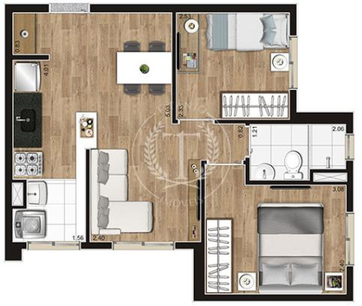 Imagem Apartamento com 2 Quartos à Venda, 41 m² em Parque Arariba - São Paulo Imagem Apartamento com 2 Quartos à Venda, 41 m² em Parque Arariba - São Paulo